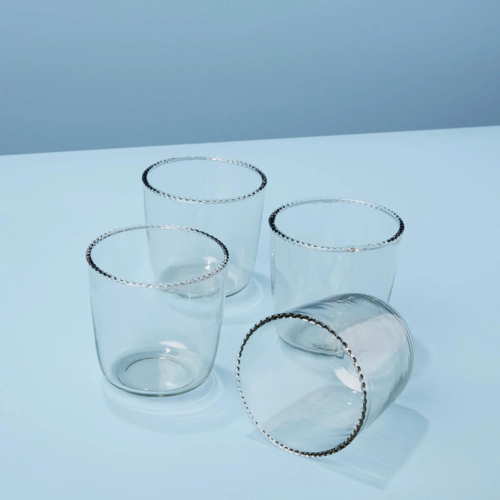 Ruffle Rock Glass