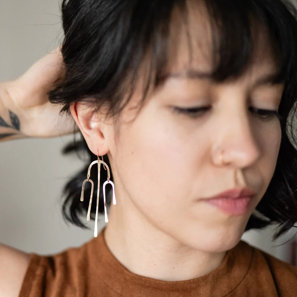 Chandelier Arch Earrings