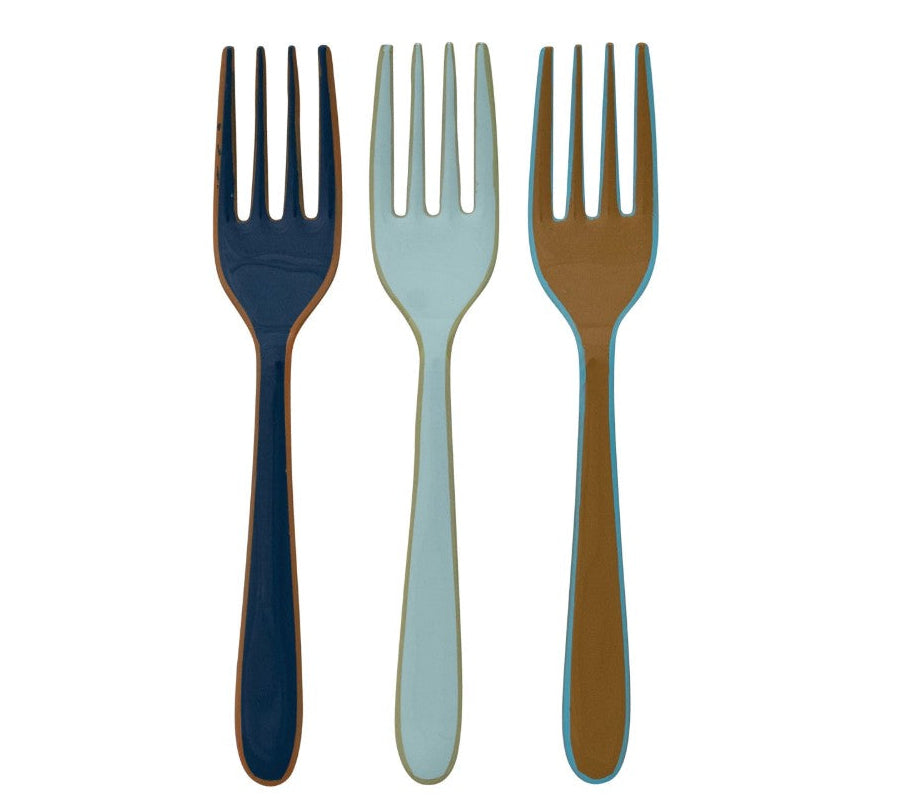 Enameled Stainless Steel Fork