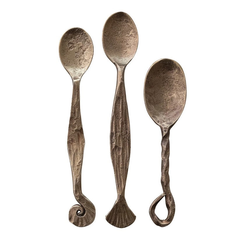 Hand-Forged Metal Spoon