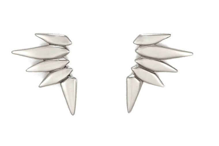 Wing Studs Sterling Silver