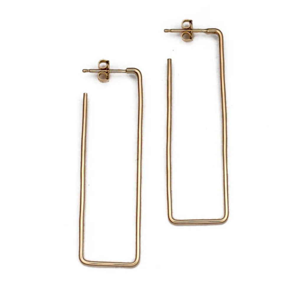 Long Tangle Hoop Earrings