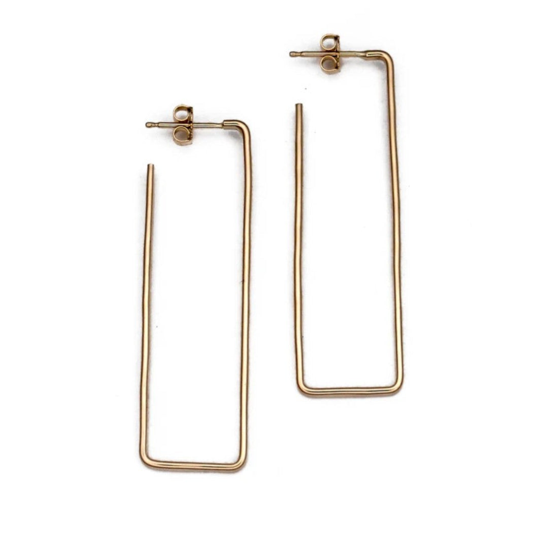 Long Tangle Hoop Earrings
