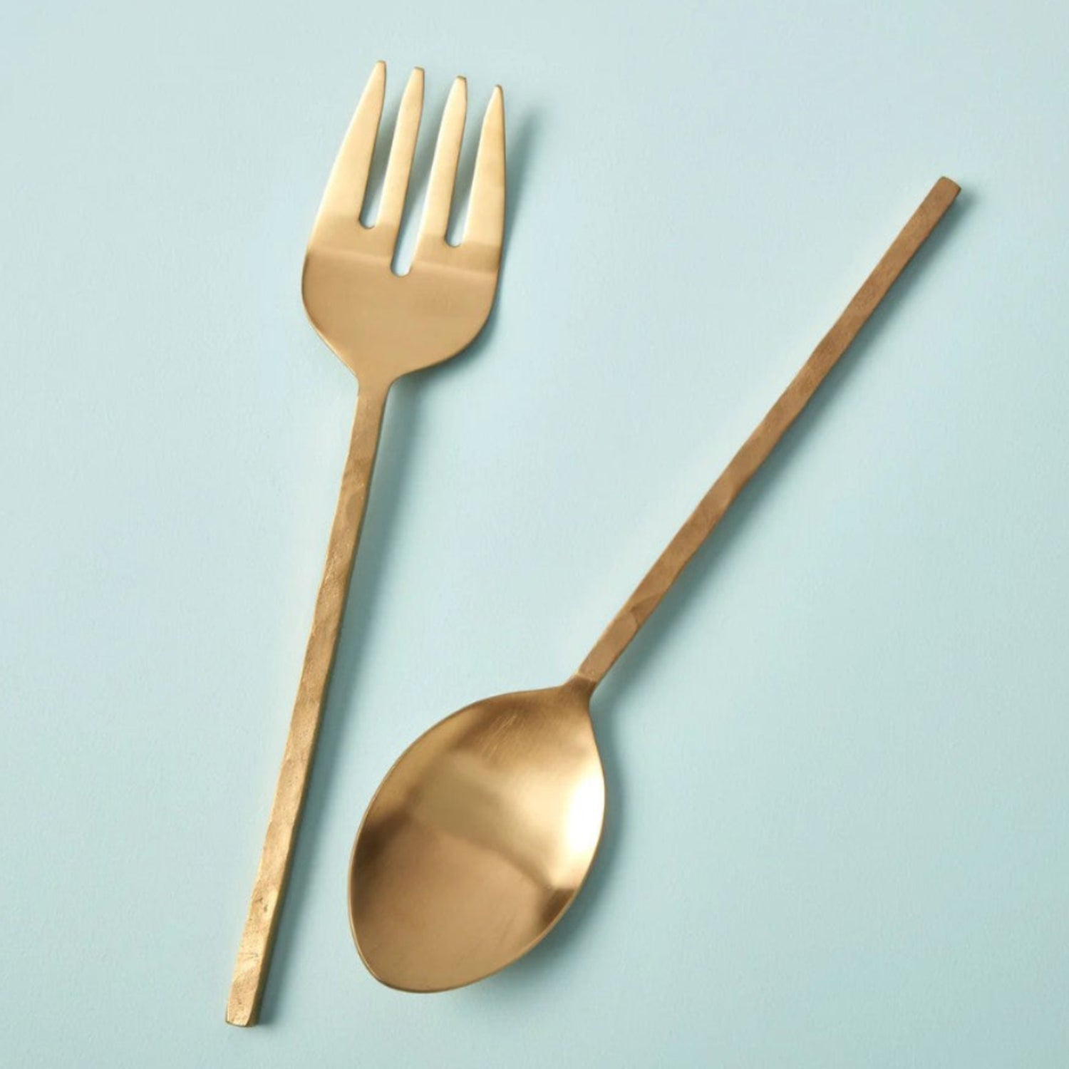 Salad Serving Set Gold