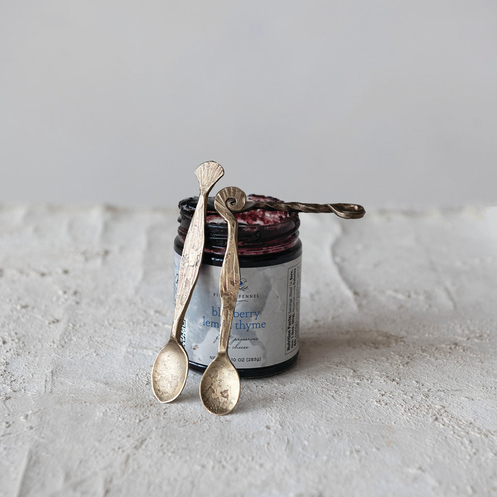 Hand-Forged Metal Spoon
