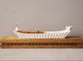 Ceramic Cracker Dish with Birds